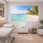 Cabinet médical : projection calme en salle de soins avec mini vidéoprojecteur Epson
