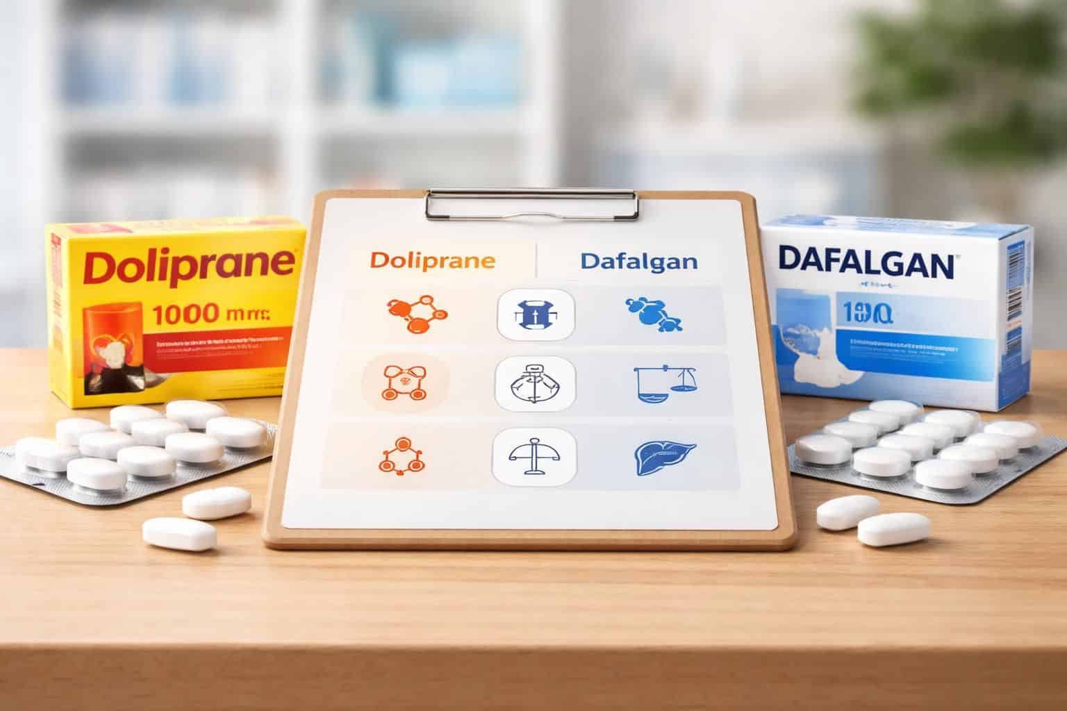 découvrez les différences précises entre doliprane et dafalgan, deux médicaments couramment utilisés pour soulager la douleur et la fièvre. comparez leurs usages, dosages et effets pour faire un choix éclairé.