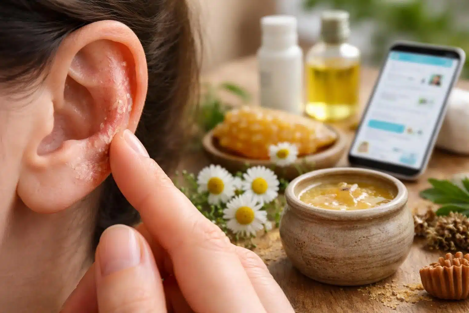 découvrez comment soulager l'eczéma à l'oreille grâce à des remèdes de grand-mère efficaces, en combinant astuces traditionnelles et solutions modernes pour une peau apaisée.