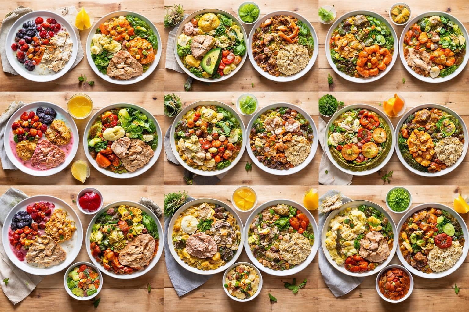 découvrez un exemple de régime à 1800 calories par jour sur 7 jours, avec des repas équilibrés pour vous aider à atteindre vos objectifs santé.